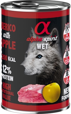 Pork with yellow apple 400g - Dåsemad - Alpha Spirit